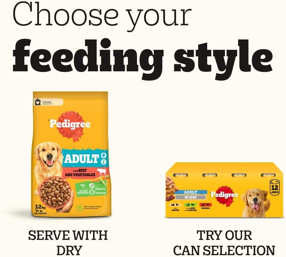PEDIGREE Puppy Dog Food Pouches Chunks in Jelly, 40 x 100g Multipack, Four Flavours (with Beef & Liver, Chicken, Lamb & Liver and Poultry)
