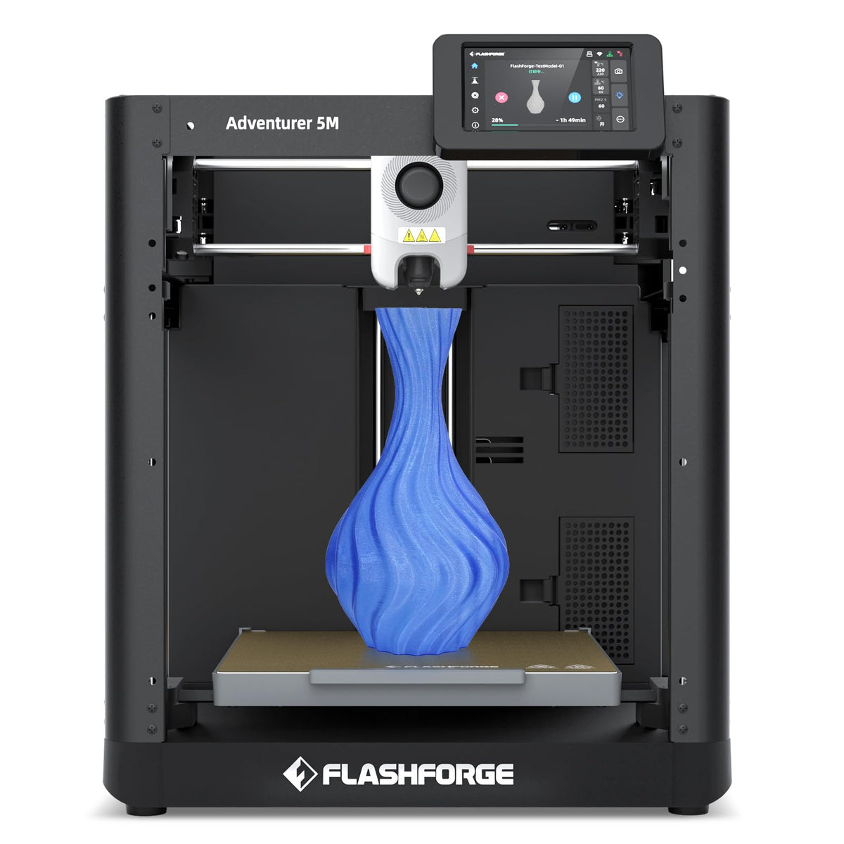 Flashforge Adventurer 5X 3D Printer with Multi-Color Printing,Customize with IFS,AD5X Multi-Material/Full-auto leveling 3D Printer,Max Speed: 600mm/s,Auto 4kg Filament Refill,Compact Integrated Design