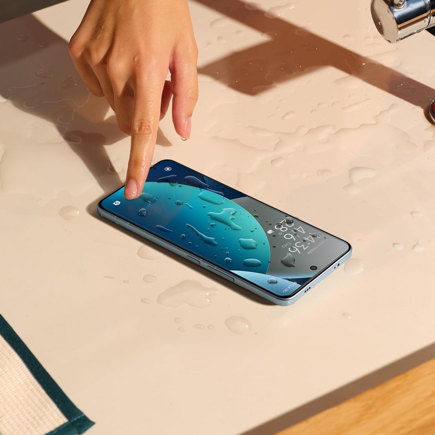 XIAOMI Redmi Note 15 5G, Smartphone 8+256 GB, Ultra-slim Design, IP65 Water Resistance, 108MP Super-clear Camera, 6.77" FHD+ Display, Glacier Blue, Warranty 2 years, Charger Not Included | 120Hz, 25098RA98G