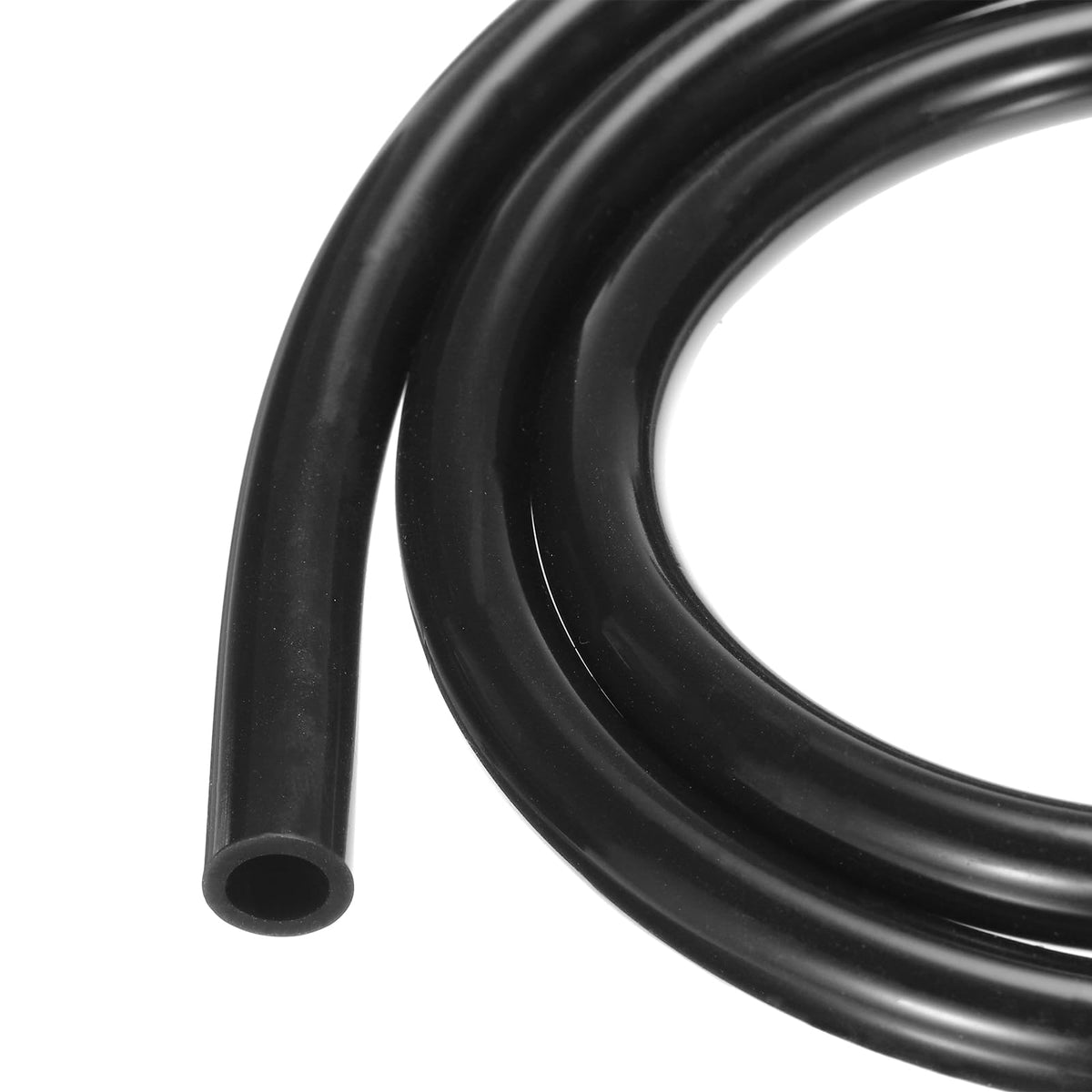 3.3ft Silicone Tubing 4mm ID 6mm OD Clear Industrial Plastic Tubing Pure Silicone Hoses for Pump Siphoning Draining Irrigation Brewing, 1/4"