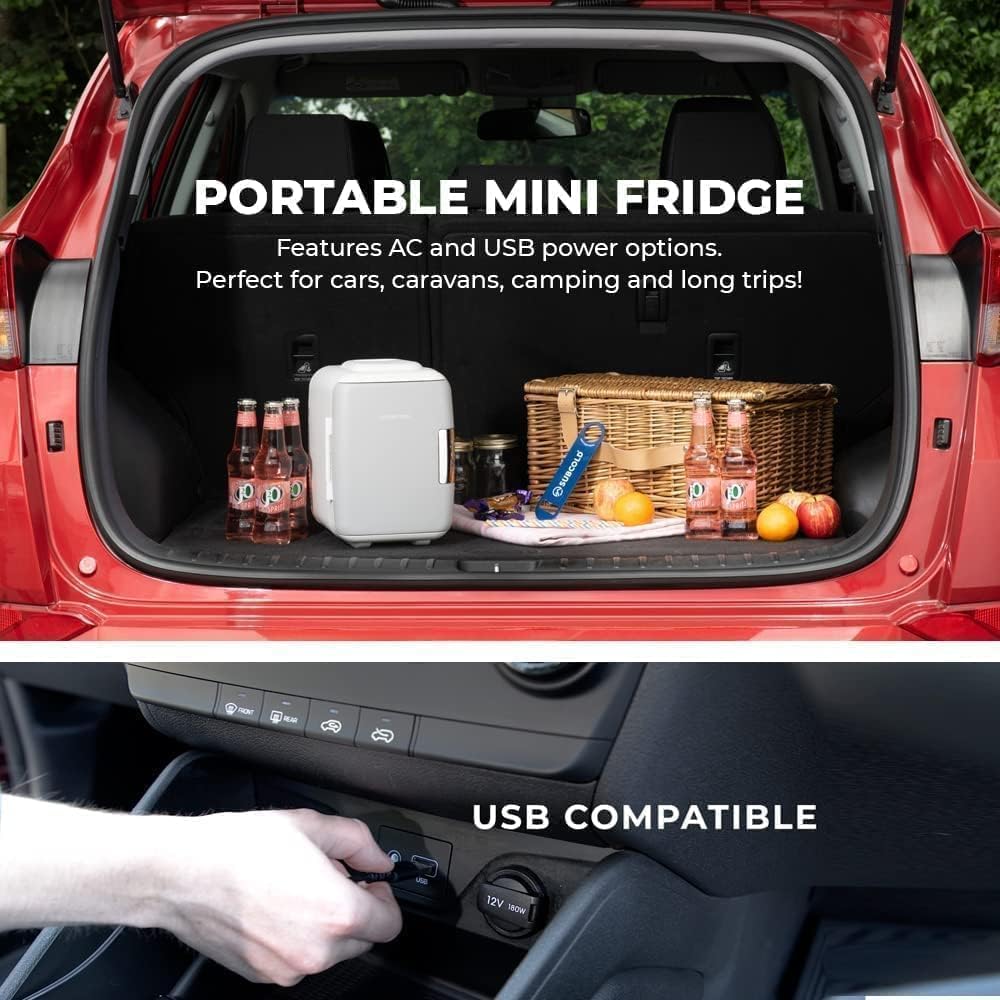Subcold Classic4 Mini Fridge | 4L | Cooler & Warmer | AC & USB