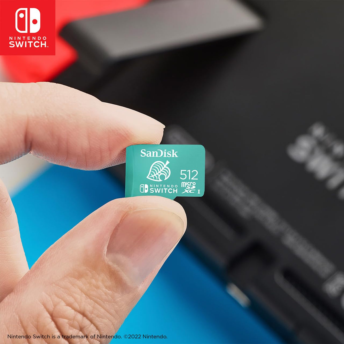 SANDISK microSD Card 128GB, Super Mario Super Mushroom Edition