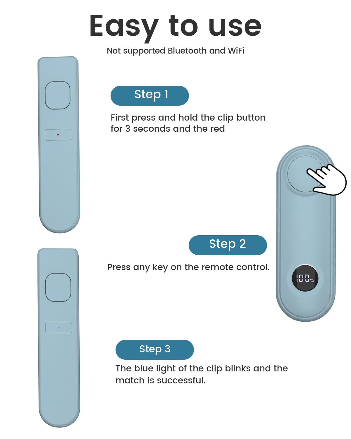 Remote Control Page Turner for Kindle Paperwhite Scribe Oasis Accessories