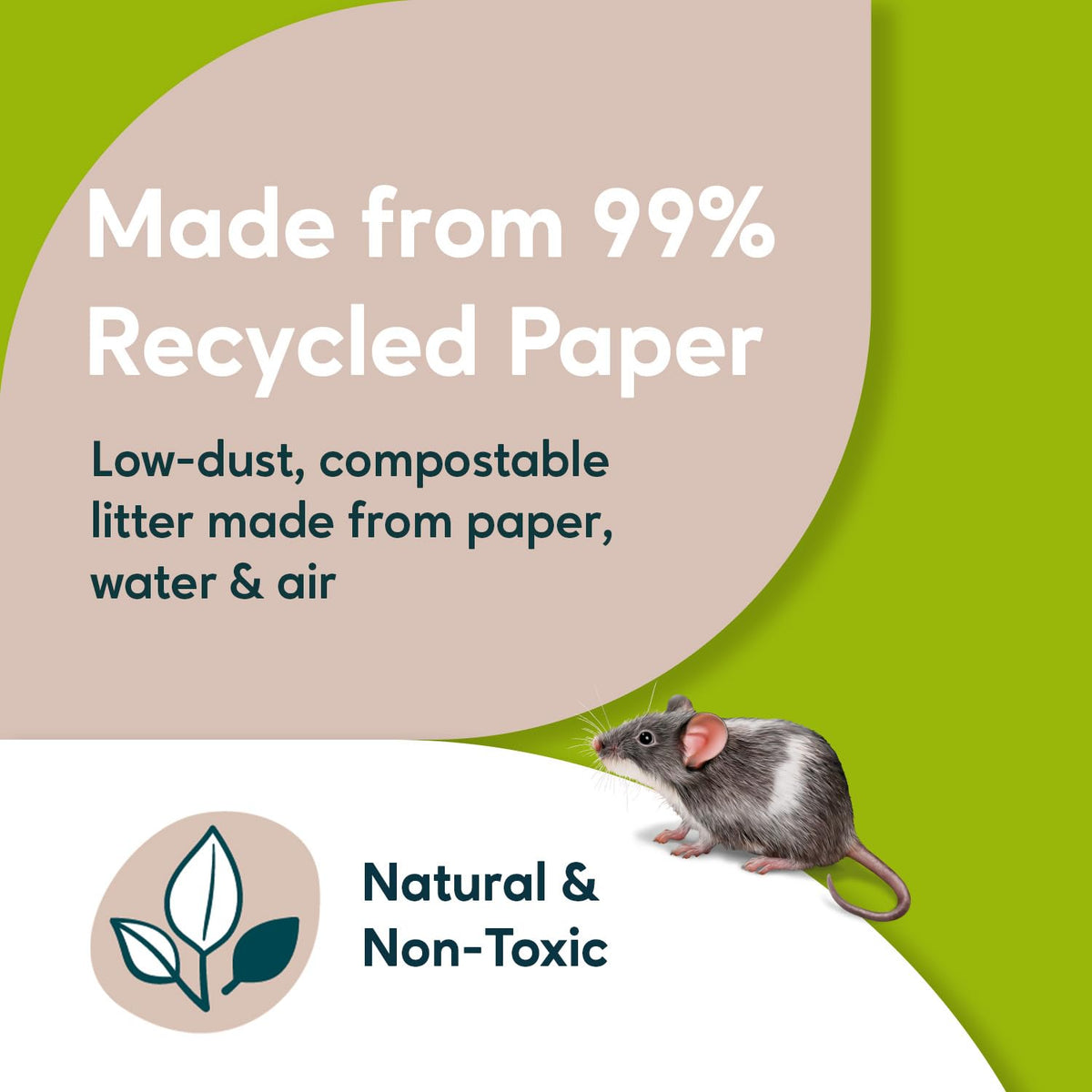 Back2Nature Small Animal Bedding (30L) - Non-Toxic Recycled Paper