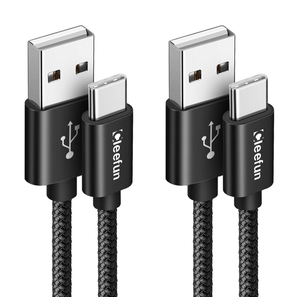 CLEEFUN 3M USB C Cable (2-Pack), Long PS5 Controller Charger Fast Charging