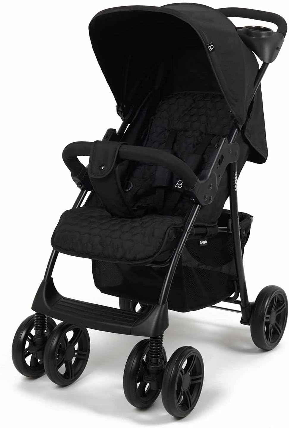 Puggle Denver V2 Luxe 3-in-1 Travel System with Raincover - Storm Black
