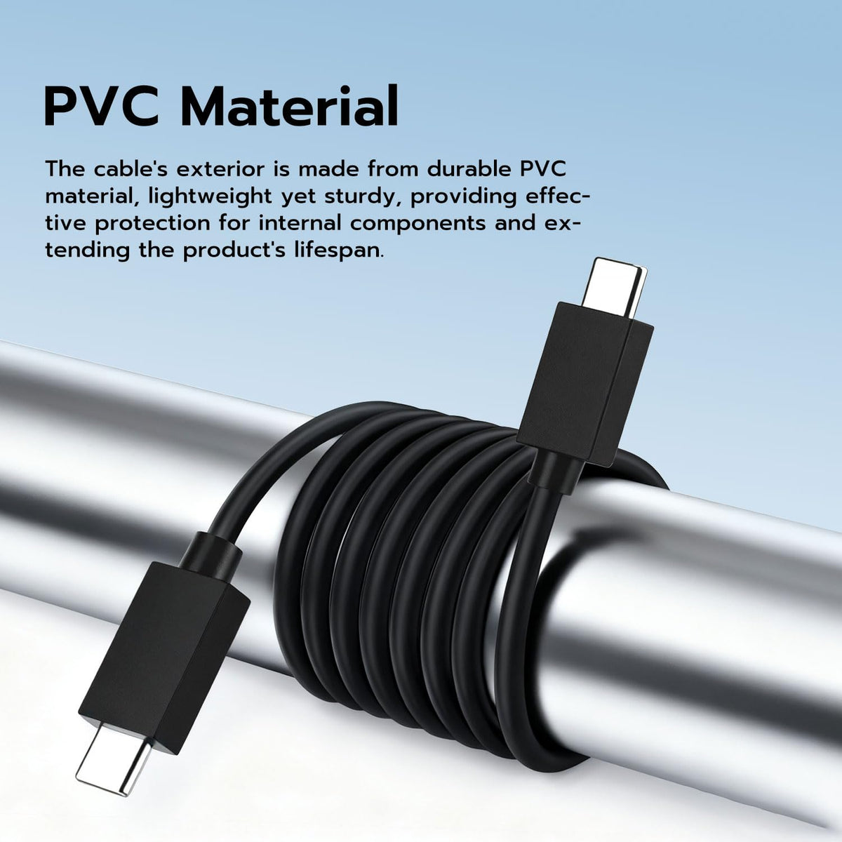 Mcbazel 3M Charging Cable for PS5 Controller, USB-C 3A Fast Charging Cable, Type-C Power Cable, Charger for PlayStation 5 Controller/Xbox Series X/S Controller