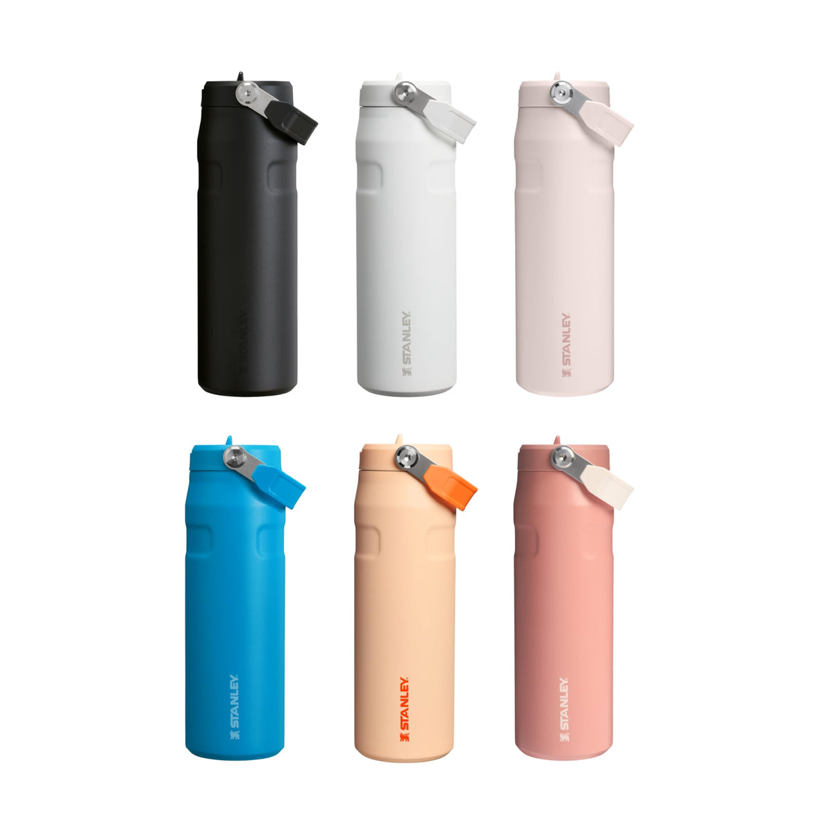 Stanley 1913 Flip Straw Sports Water Bottle 0.7L - Rose Quartz
