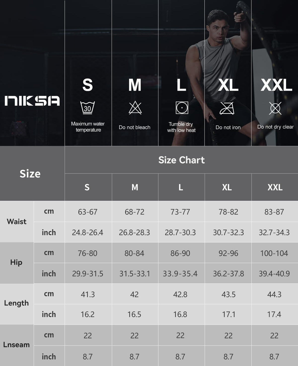 Niksa Compression Shorts Men, 1 Pack or 3 Packs Gym Running Shorts with Pockets Sports Anti Chafing Underwear Base Layer Shorts Quick-Drying Fabric Undershorts Men’s Workout Shorts