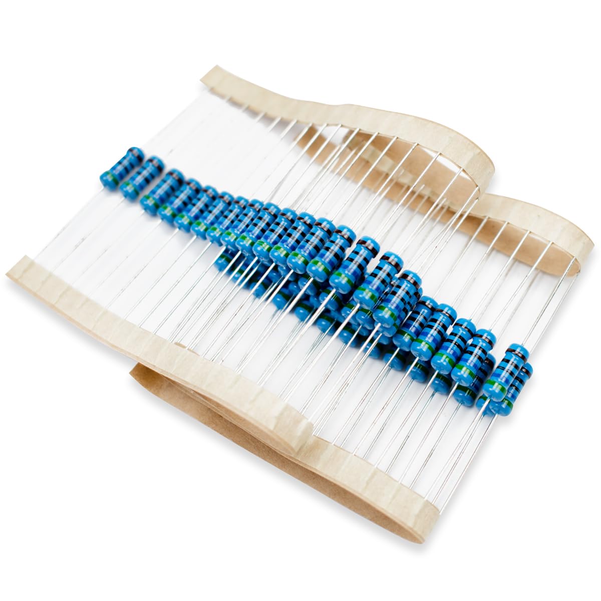 50 Pcs 1W 1% Tolerance 0.1 Ohm Metal Film Resistor Resistance for DIY Project and Experiments
