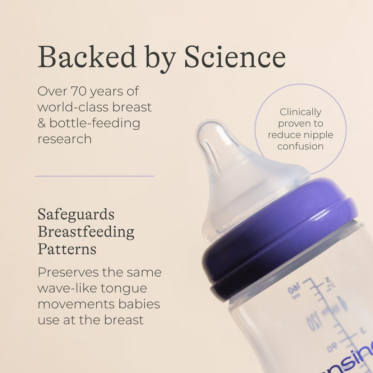Lansinoh Anti Colic Baby Bottles 160 ml - 2 Pack - Slow Flow Teats