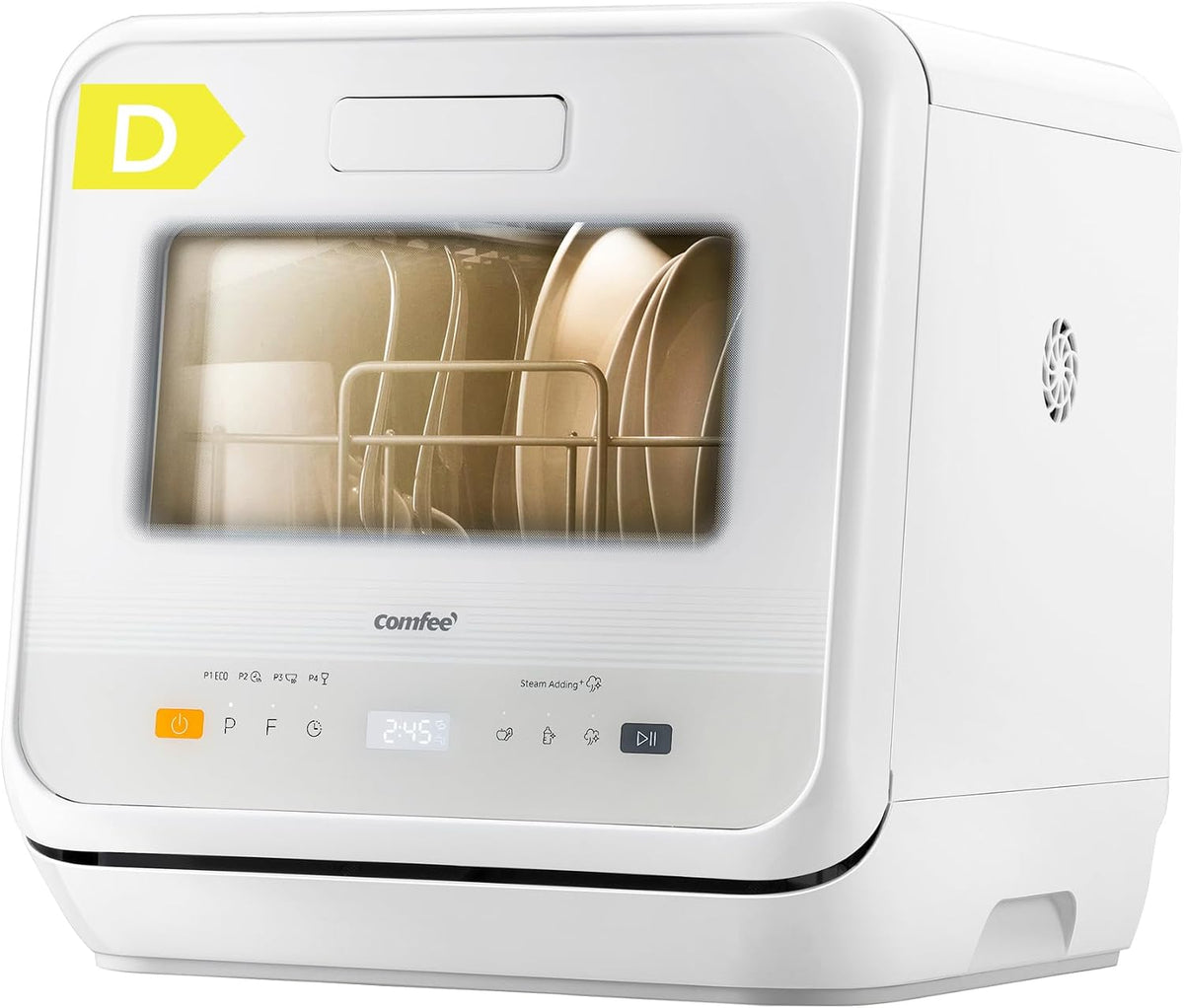 COMFEE' Table Top Dishwasher, No Plumbing Needed, for Singles & Couples