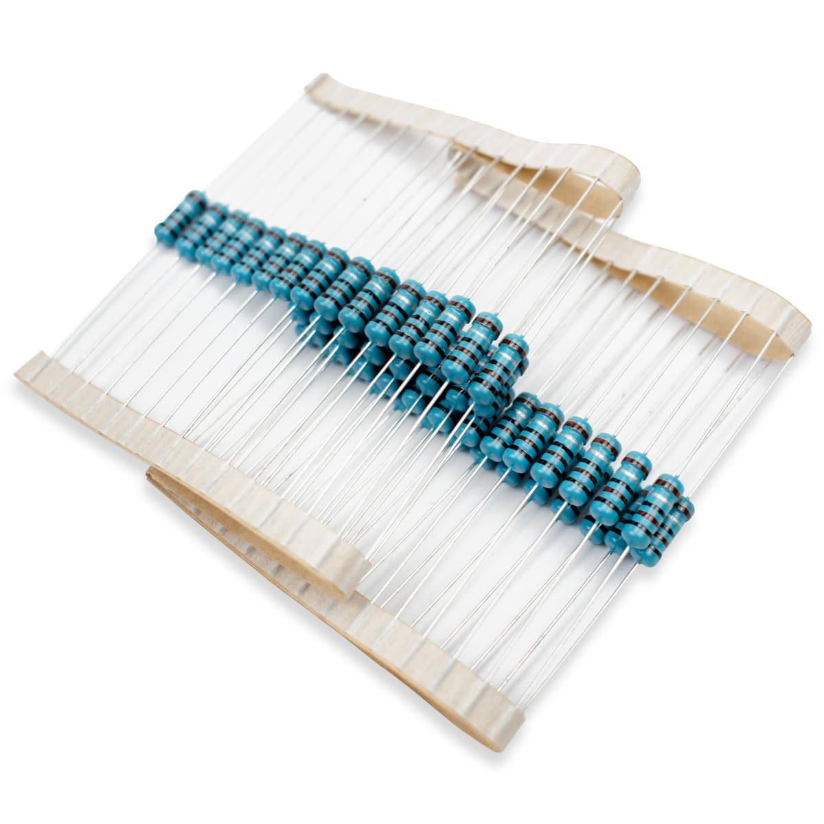 50 Pcs 1W 1% Tolerance 0.1 Ohm Metal Film Resistor Resistance for DIY Project and Experiments