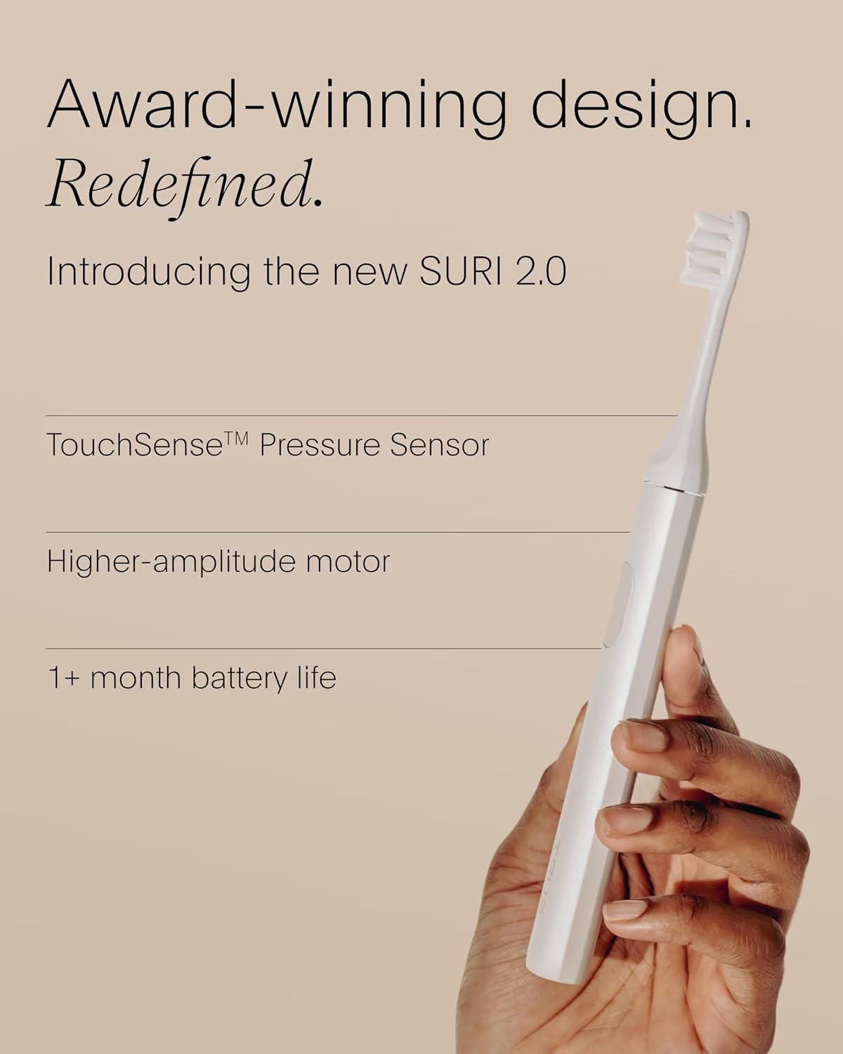 SURI Recyclable Electric Toothbrush Heads | Core & Pro Compatible | Long Lasting Replacement Heads | Pack of 3 | Winter Fern