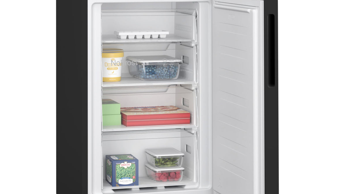 Bosch Series 2 KGN27NLEAG Fridge Freezer, NoFrost, Stainless Steel