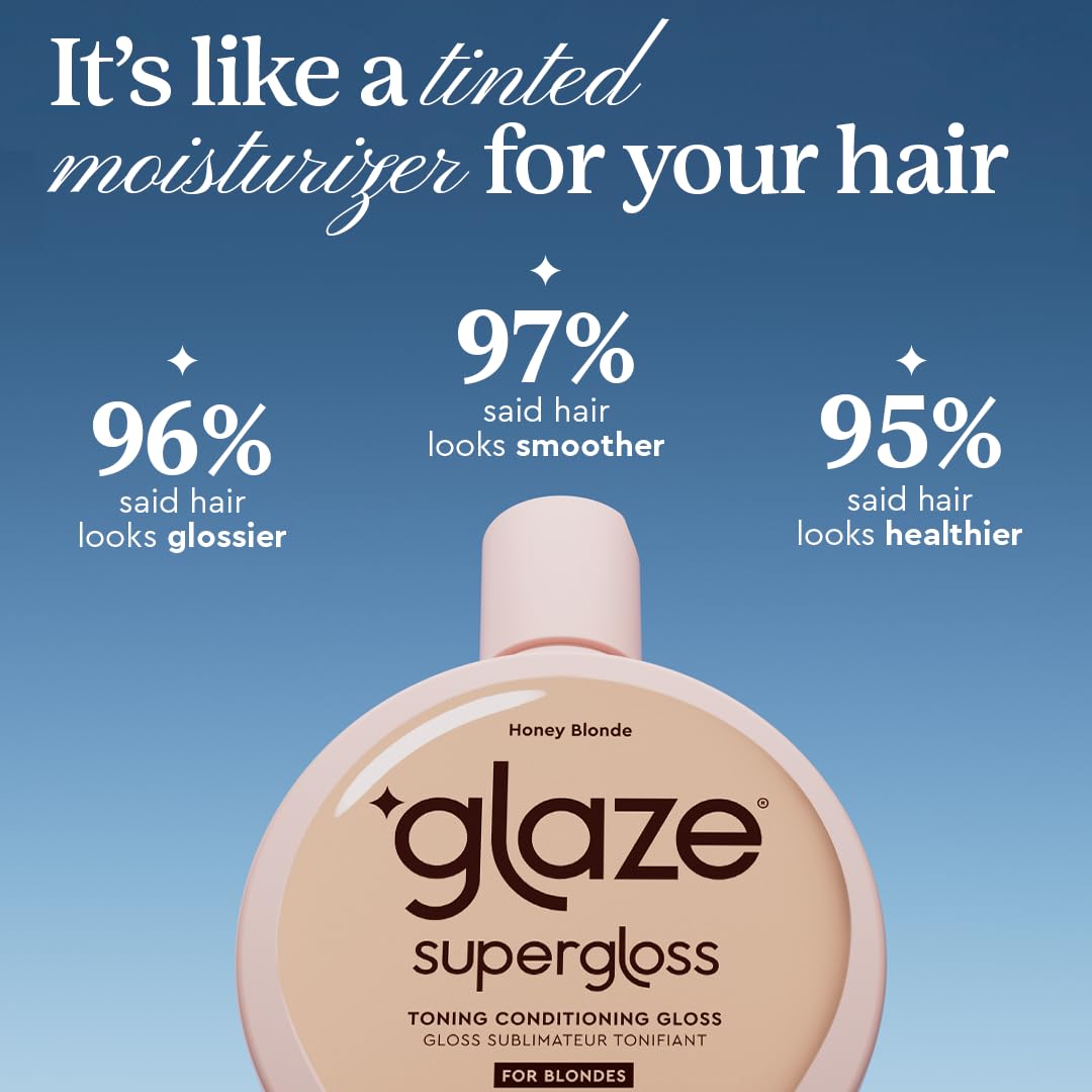 Glaze Supergloss Color Conditioning Gloss – Hydrating Semi-Permanent Colour Hair Gloss & Shine Boost – For Natural, Unbleached Dark Brown Hair – 190ml - Sleek Espresso