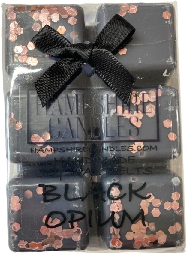 Dark Opium Wax Melt | Highly Scented | 100% Eco Soy Wax, Cruelty & Vegan Free | (Approx. 80g)