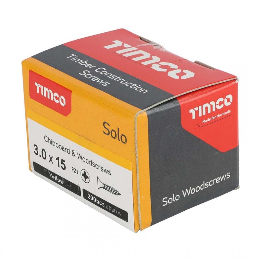 TIMCO Solo Chipboard & Woodscrews - Gold - 6.0 x 90mm - 60090SOLOC
