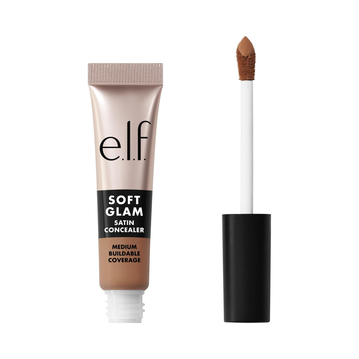 e.l.f. Soft Glam Satin Concealer, Medium Coverage for Blemishes & Under-Eye, Crease-Resistant, Long-Lasting, Vegan & Cruelty-Free, 10 Fair Cool