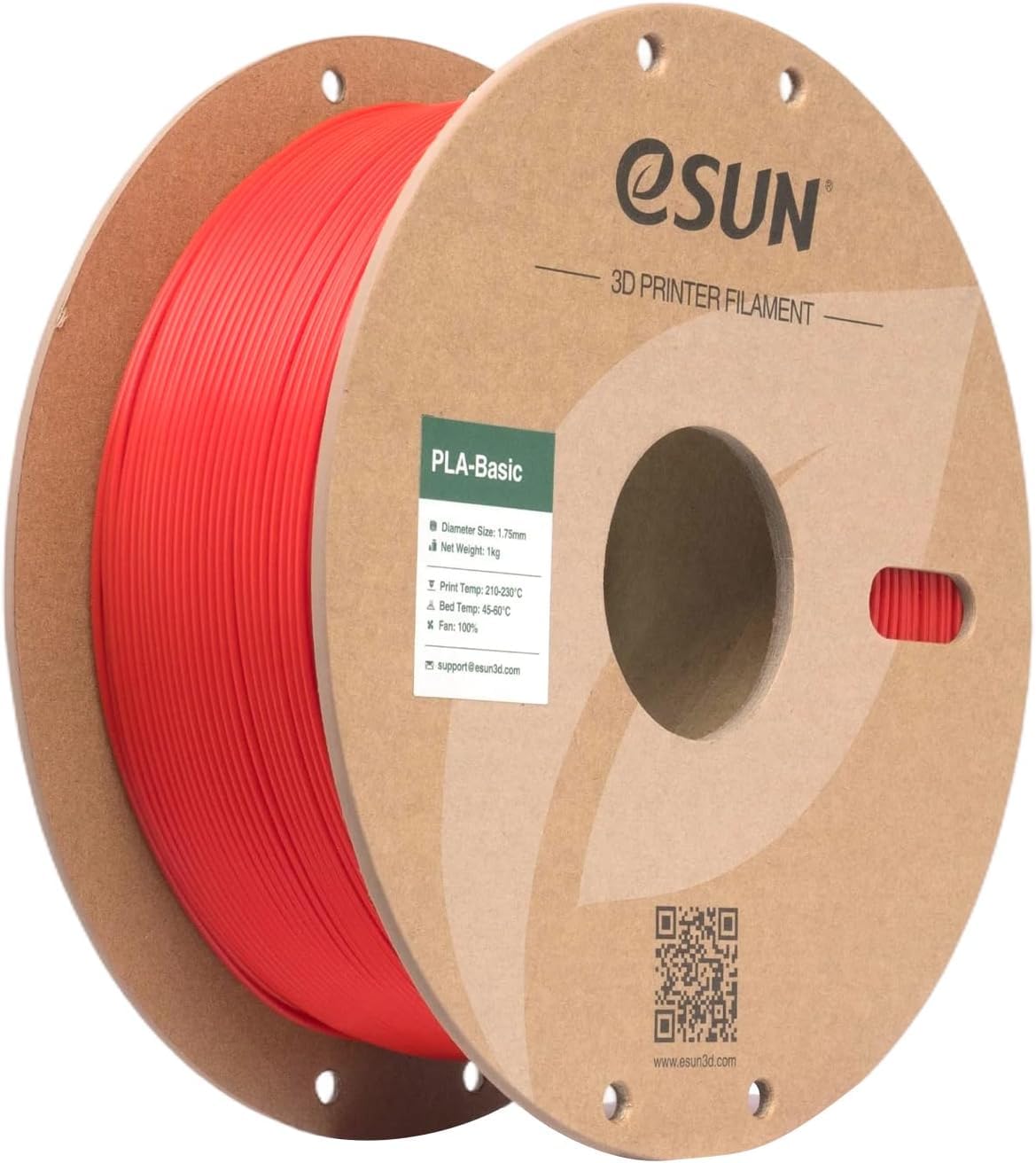 eSUN PLA Filament 1.75mm, PLA Basic Dimensional Accuracy +/- 0.05mm, 1KG Spool (2.2 LBS) Speedy Filament for 3D Printers,Black