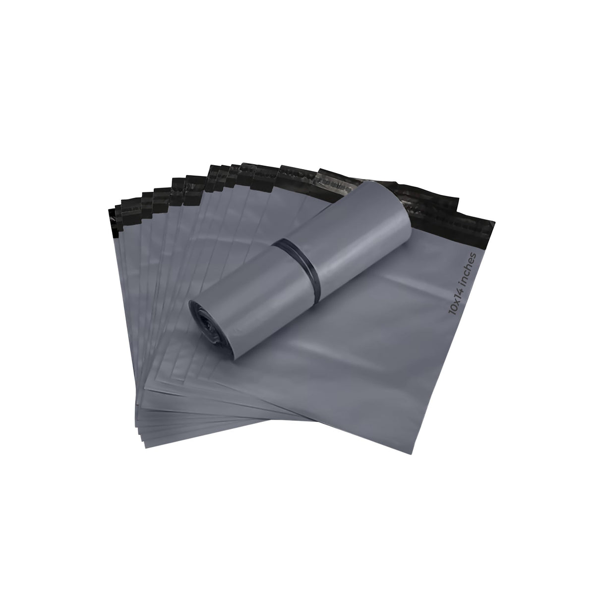 50 Grey Parcel Bags 10" x 14" Self Seal Postage Bag 254mm x 356mm Eco-Friendly Plastic Packaging Delivery Bags A4 Letter Mailing Bag Strong Waterproof Poly Mailers