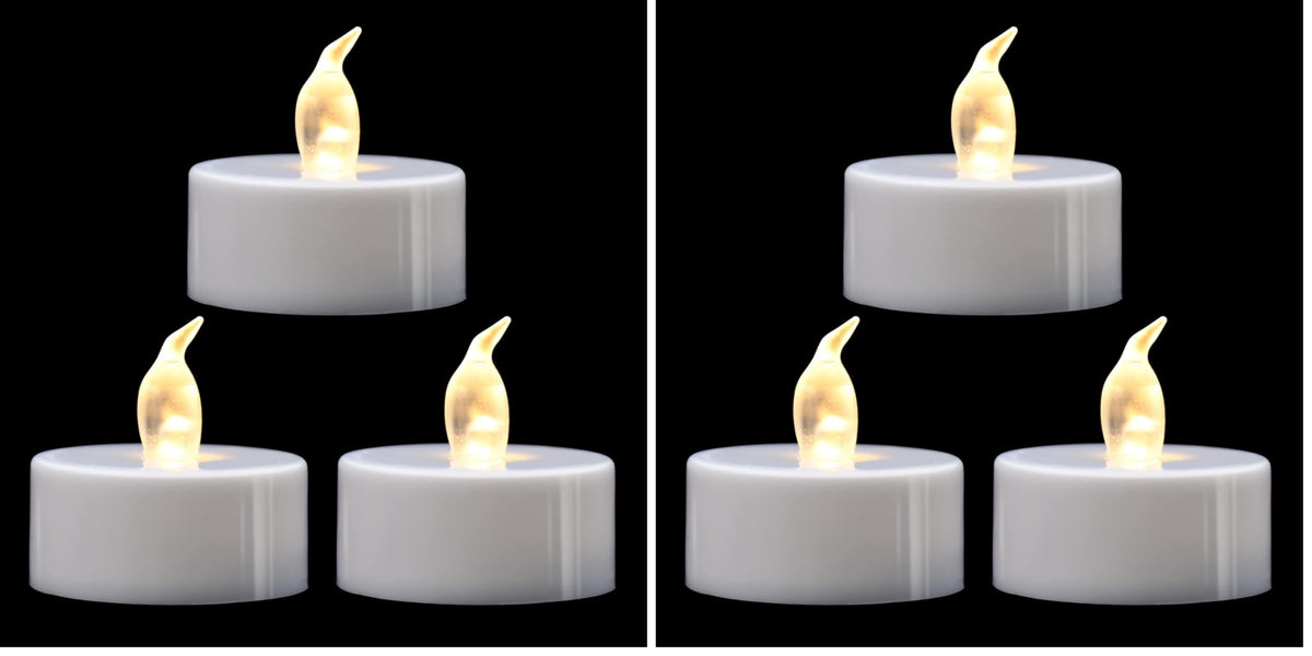 24 Pack LED Tea Lights, Warm White Light, for Decoration