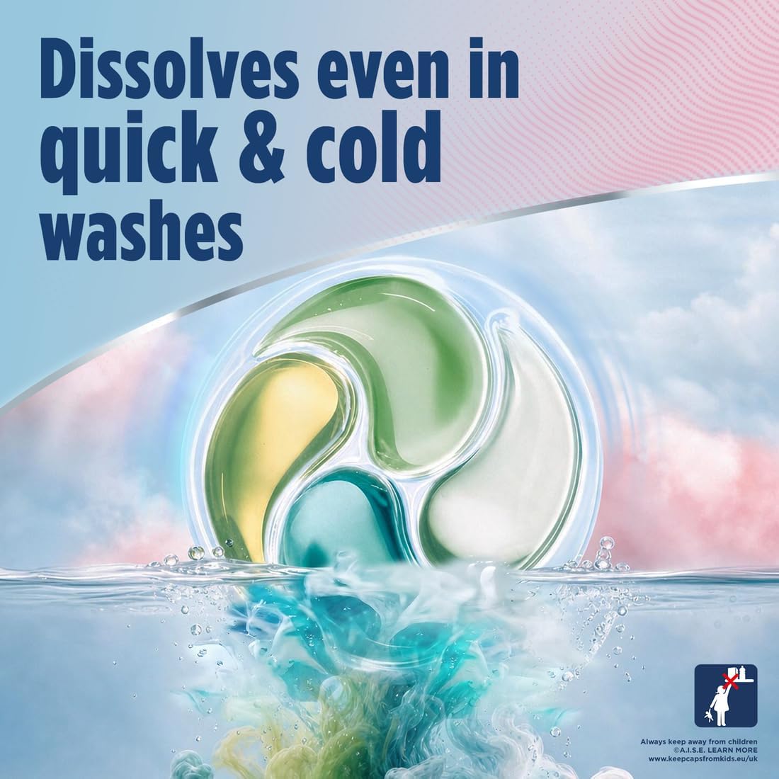 Persil Non Bio Pure Heaven Scent Laundry Detergent Capsules 31 Washes