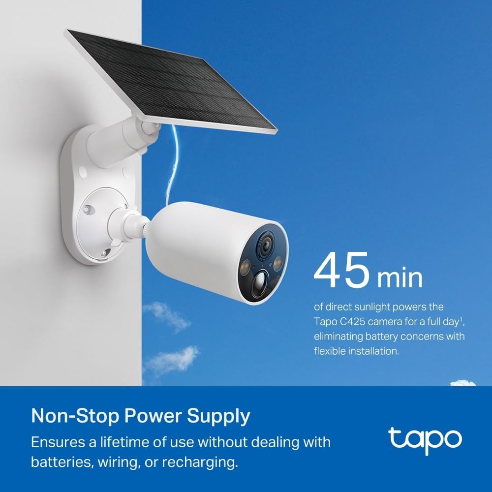Tapo 2K QHD Wireless Indoor/Outdoor Smart Security Camera
