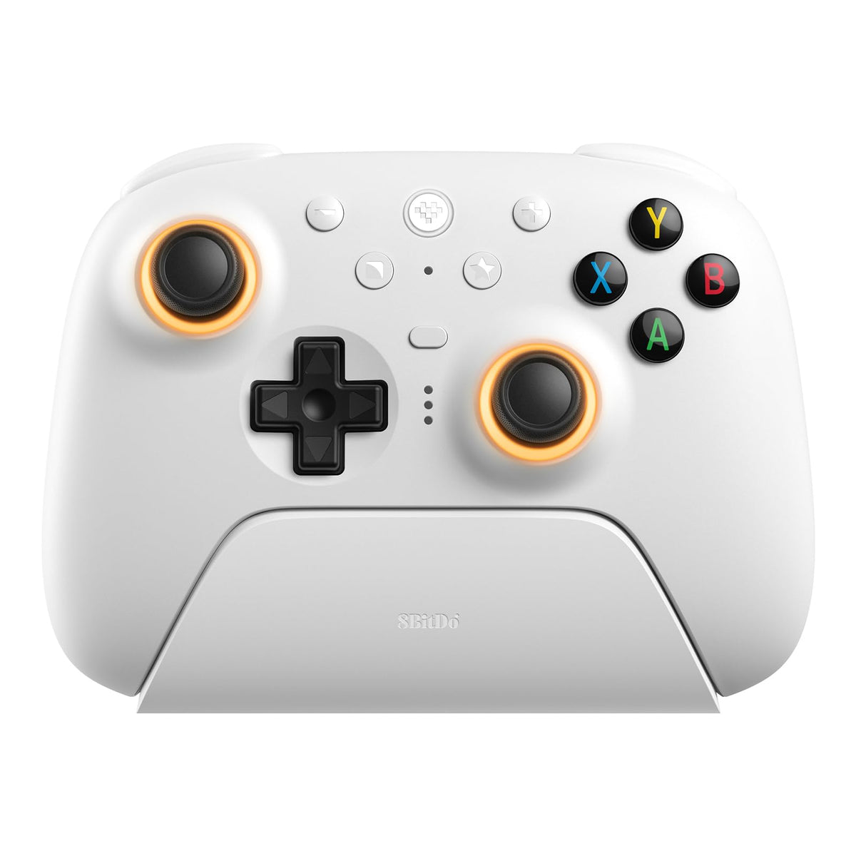8Bitdo Ultimate 2 Wireless Controller for Windows & Android, Gaming Controller with TMR Joysticks, Switchable Hall Effect/Tactile Triggers, Motion Control, RGB Fire Ring, 8Speed Wireless Tech, Purple
