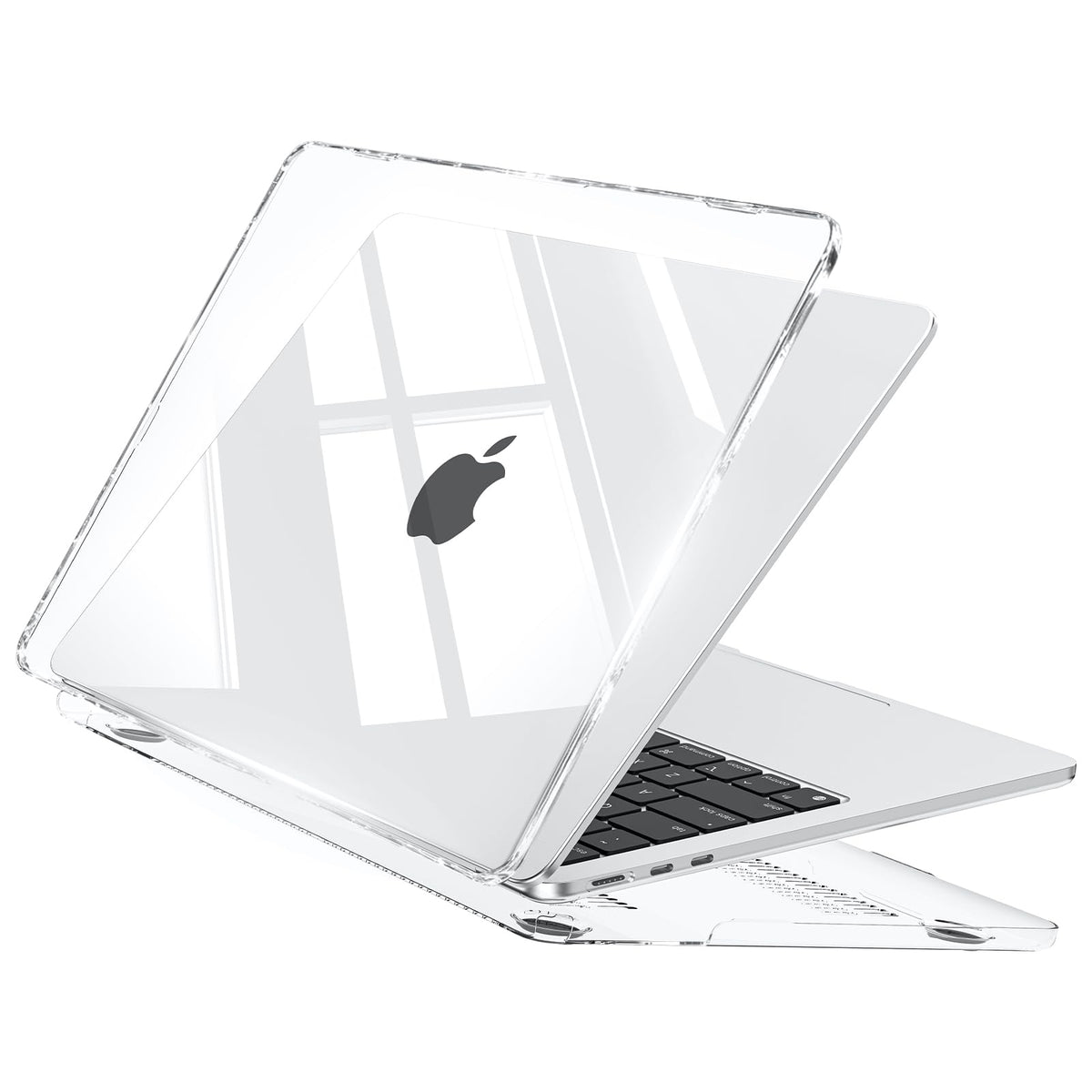 EooCoo for MacBook Neo Case 13 inch 2026 A3404 A18-Pro Crystal Clear