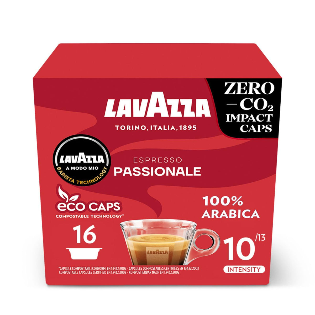 Lavazza, A Modo Mio Espresso Passionale, 36 Coffee Pods