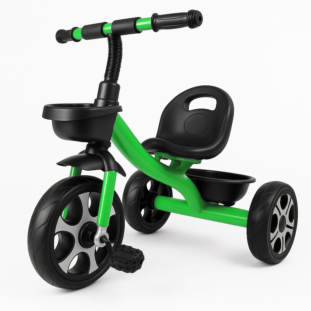 Foryourlittleone Kids Trike Venture Tricycle Baby Push Bike | Age 18 Months to 6 Years | Gift Toddler Tricycles (Green)