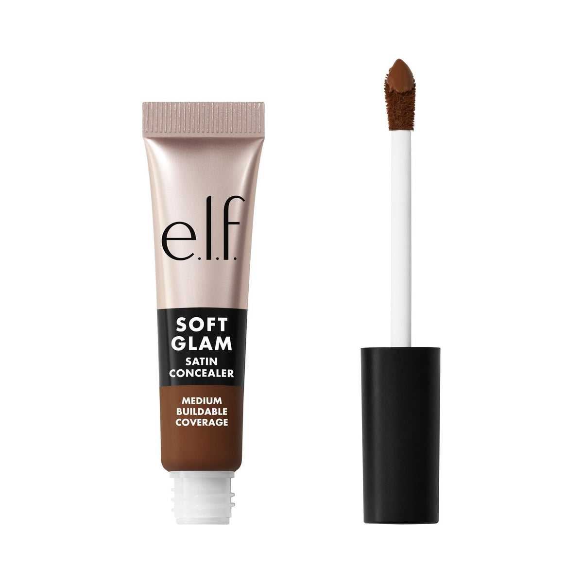 e.l.f. Soft Glam Satin Concealer, Medium Coverage for Blemishes & Under-Eye, Crease-Resistant, Long-Lasting, Vegan & Cruelty-Free, 10 Fair Cool