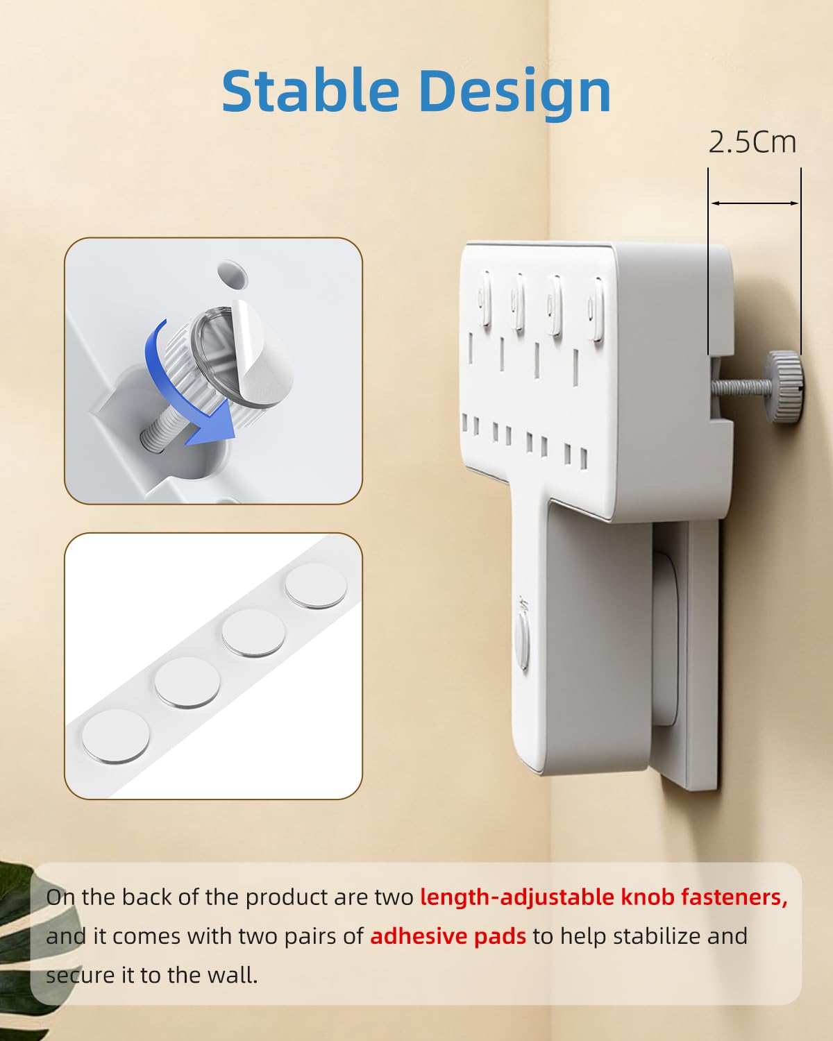 Plug Adapter, Mscien 3 Way Extension Plug with 3 USB, Plug Extension Socket with Independent Switches, Multi Plug Adaptor UK Built-in Surge Protector with 180 Degree Rotation Button