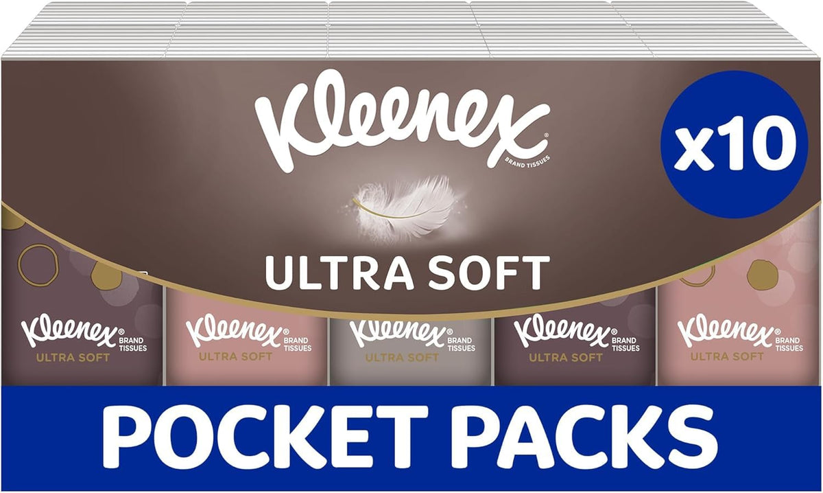 Kleenex Balsam Travel Tissues - Multipack 8 Tissue Packs