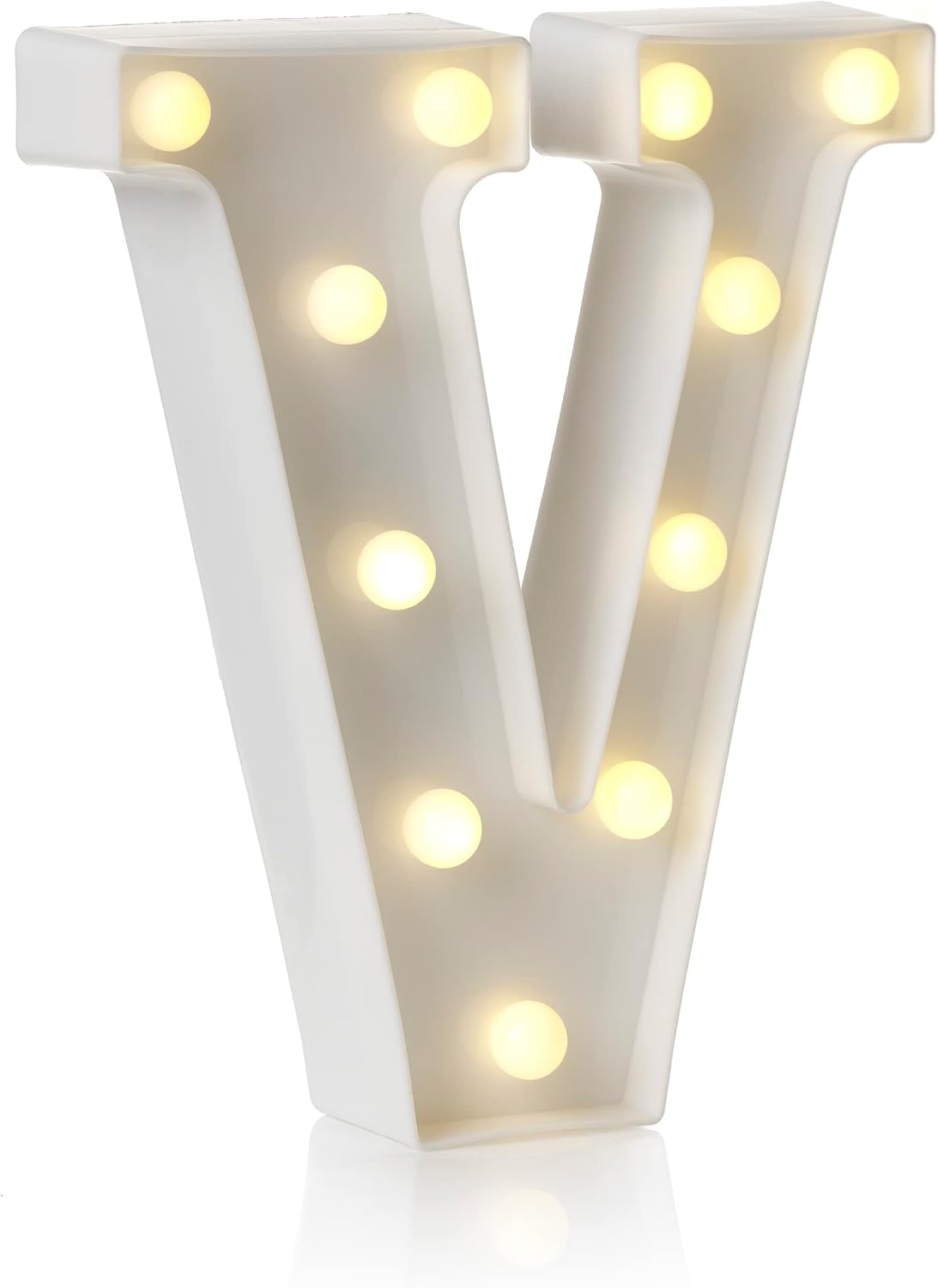 Auraglow LED Light Up Letter C Sign, Battery Powered Party Decoration