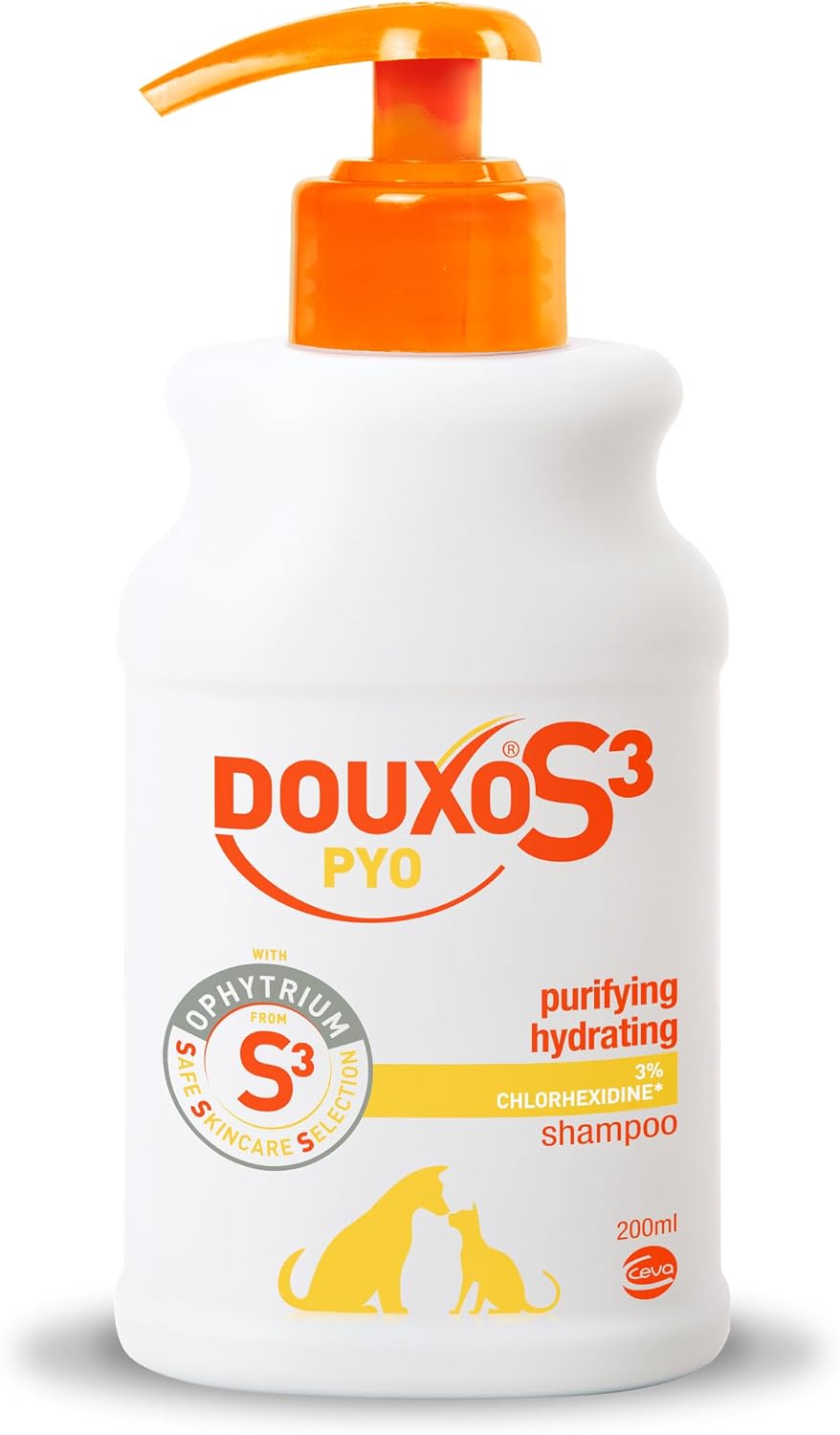 DOUXO S3 PYO Antibacterial and Antifungal Dog and Cat Shampoo
