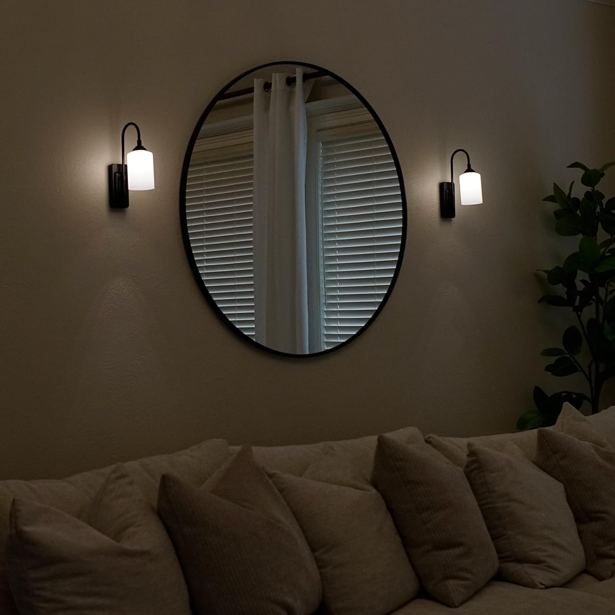 JML Smart Sconce Battery Operated Wall Light with Remote Control