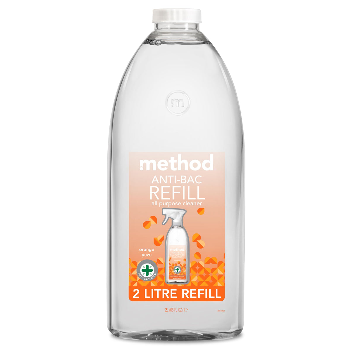 Method Anti-Bacterial Cleaner Spray, Orange Yuzu, Kills 99.9%, 828ml