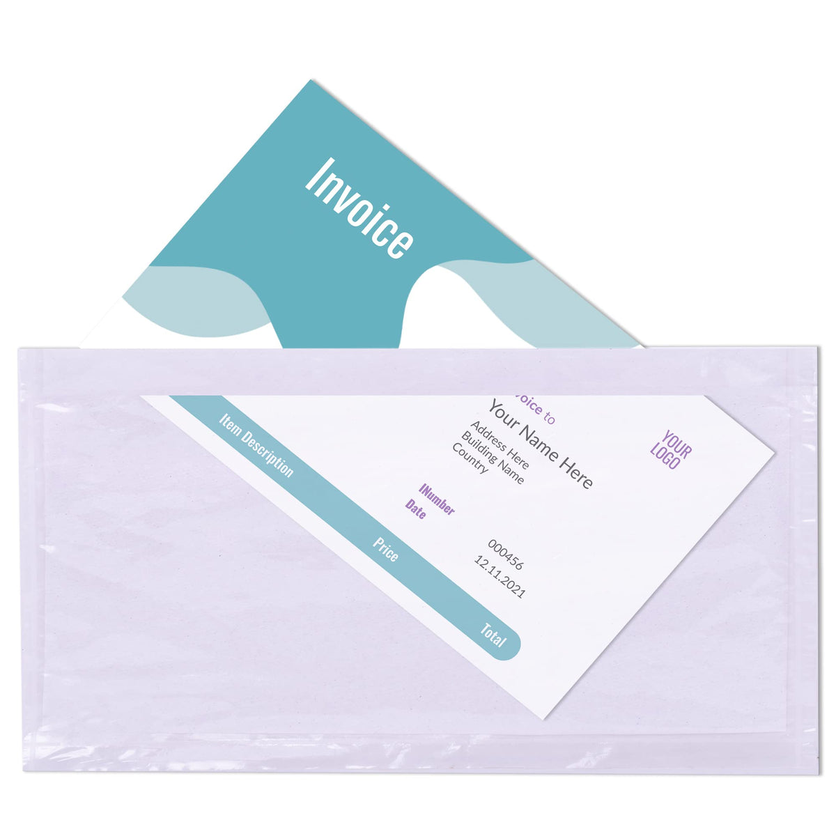 Triplast 1000 x A7 Plain Document Enclosed Wallet (95 x 125 mm) | Peel & Seal Clear Plastic Envelopes/Sleeves/Pockets/Wallets | Attach Invoices, Packing Lists & Delivery Notes to Parcels