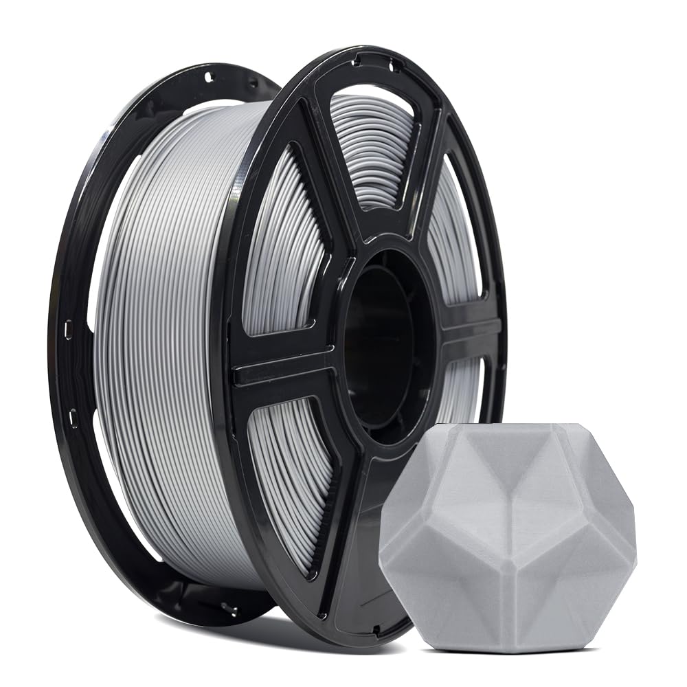 FLASHFORGE 3D Printer Filament, PLA PRO Filament 1.75mm, 1KG Spool (2.2lbs), Dimensional Accuracy +/- 0.02mm for FDM 3D Printers, Better Tenacity & No Knotting (White)