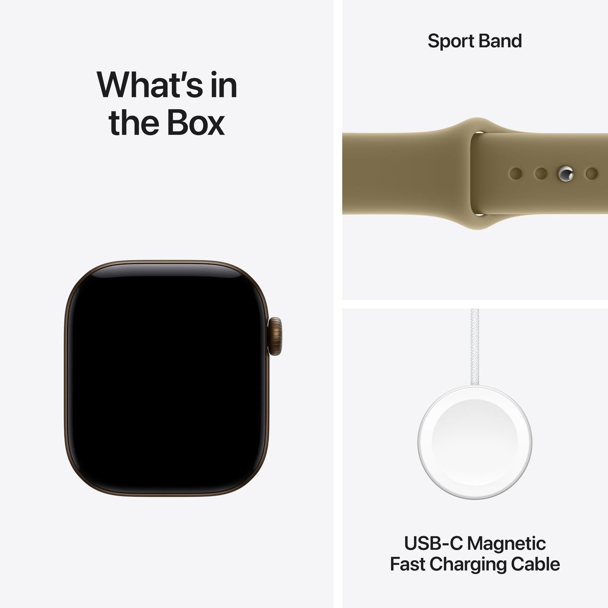 Apple Watch Series 12 GPS 46mm Smartwatch Dark Bronze Aluminium Case
