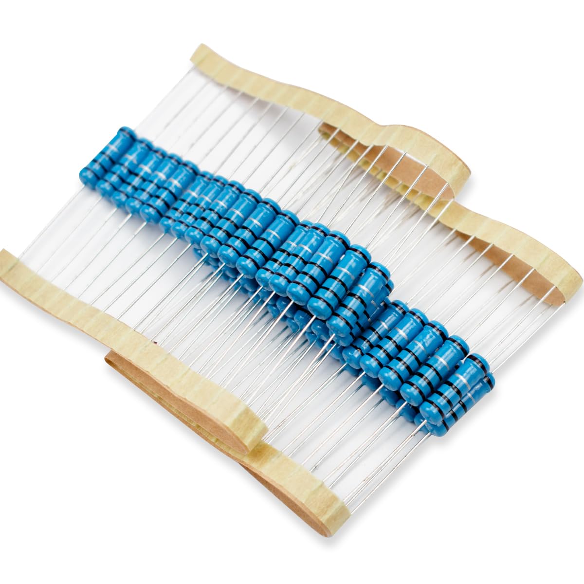 50 Pcs 1W 1% Tolerance 0.1 Ohm Metal Film Resistor Resistance for DIY Project and Experiments