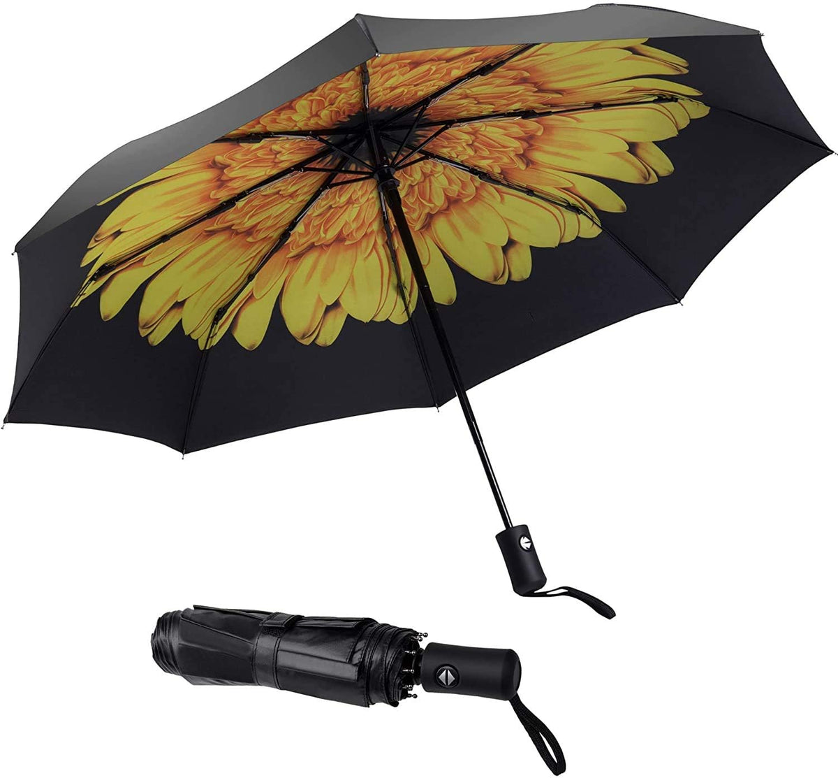 SY COMPACT Travel Umbrella Windproof Automatic Unbreakable UV Protection