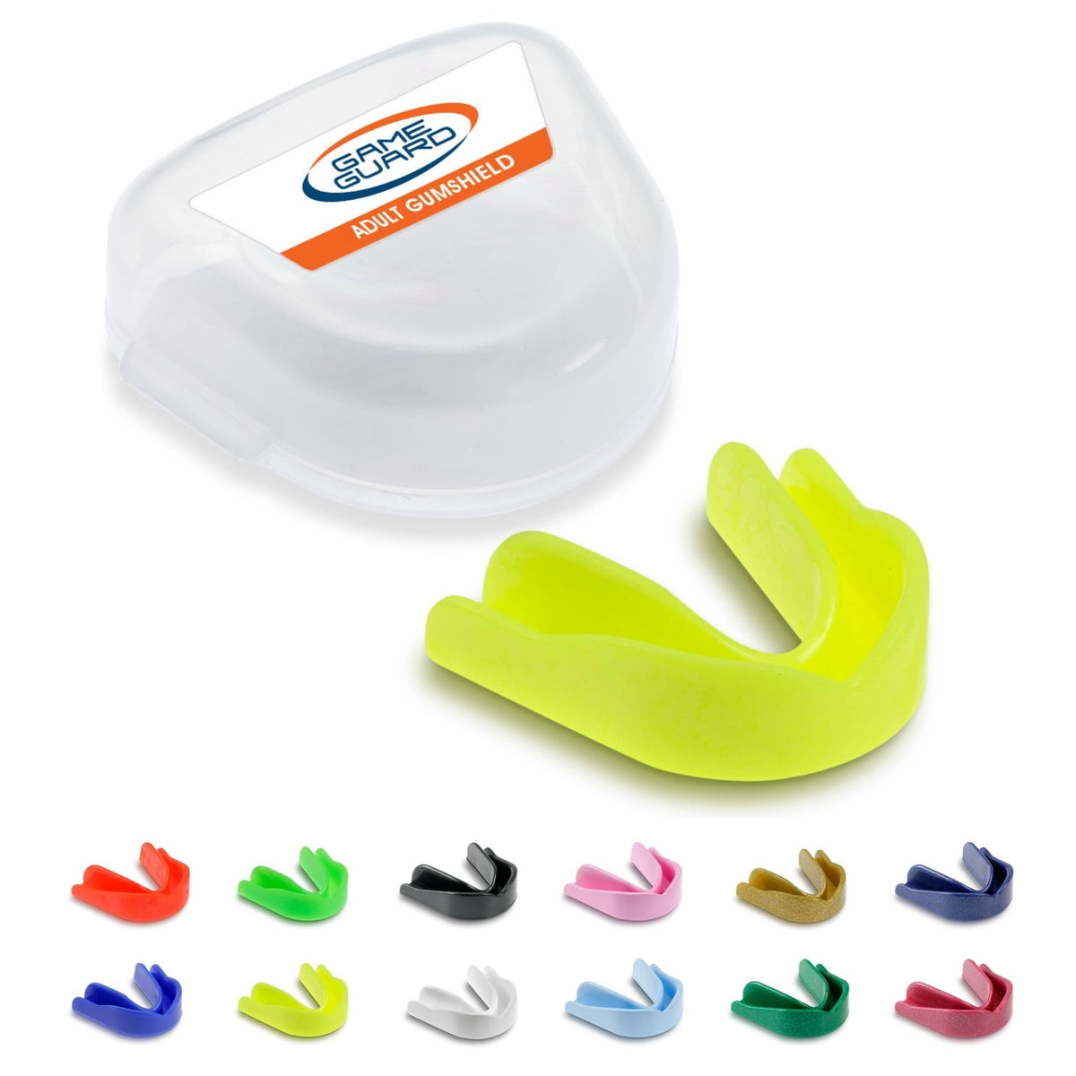 GAME GUARD Sports Mouthguard – Easy Fit Boil & Bite Gum Shield for Kids/Junior (Age 8+) – Mouth Guard for Rugby, Hockey, GAA – Ideal for Schools and Clubs (Baby Pink)