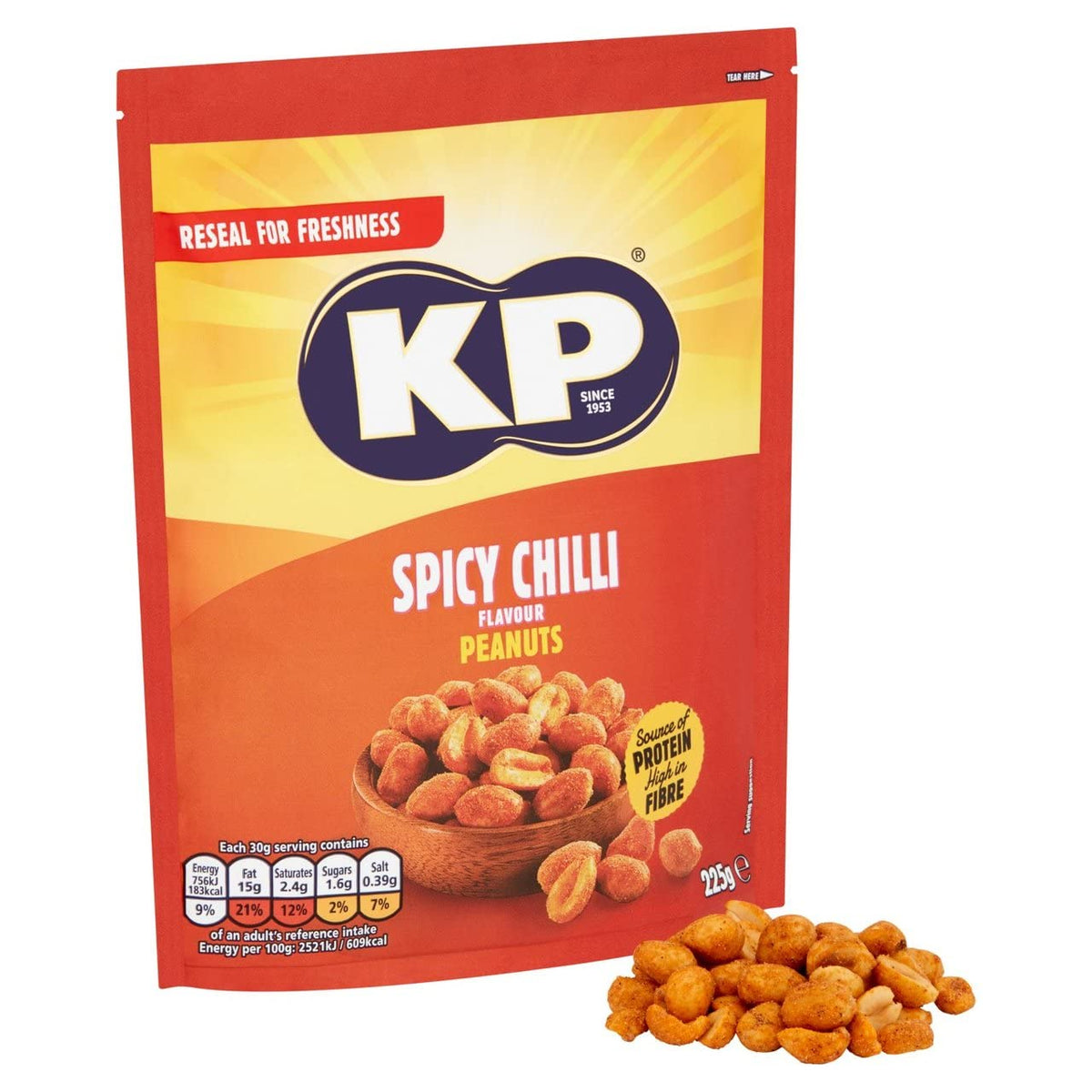 KP Original Salted Peanuts, 50g