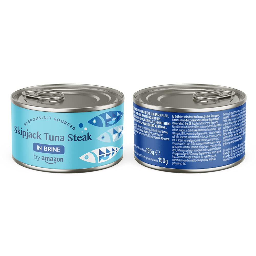 by Amazon MSC Skipjack Tuna Chunks in Spring Water, 4x145g