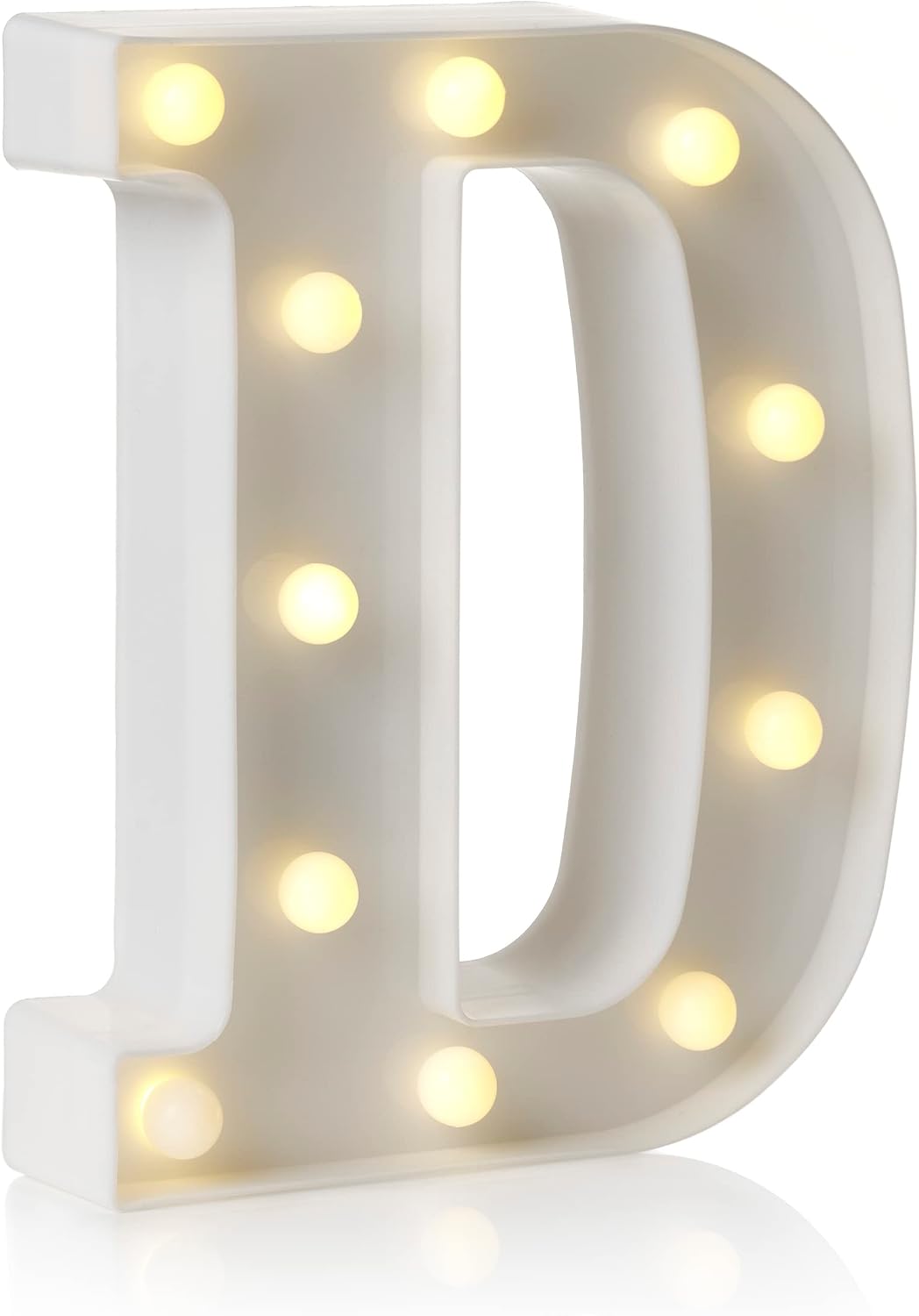 Auraglow LED Light Up Letter C Sign, Battery Powered Party Decoration