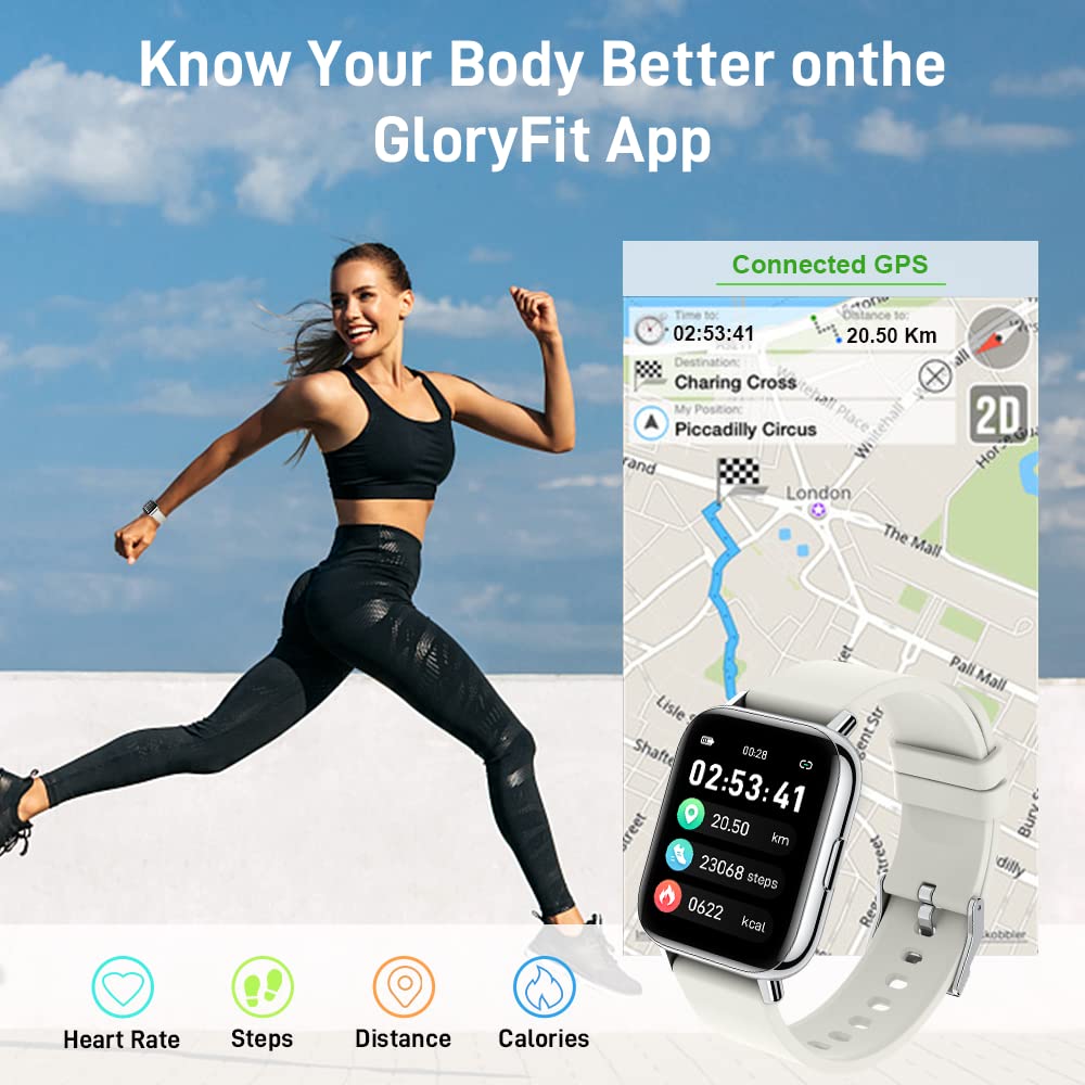 Motast Smart Watch, Fitness Tracker 1.69'' HD for Men Women, Step Counter