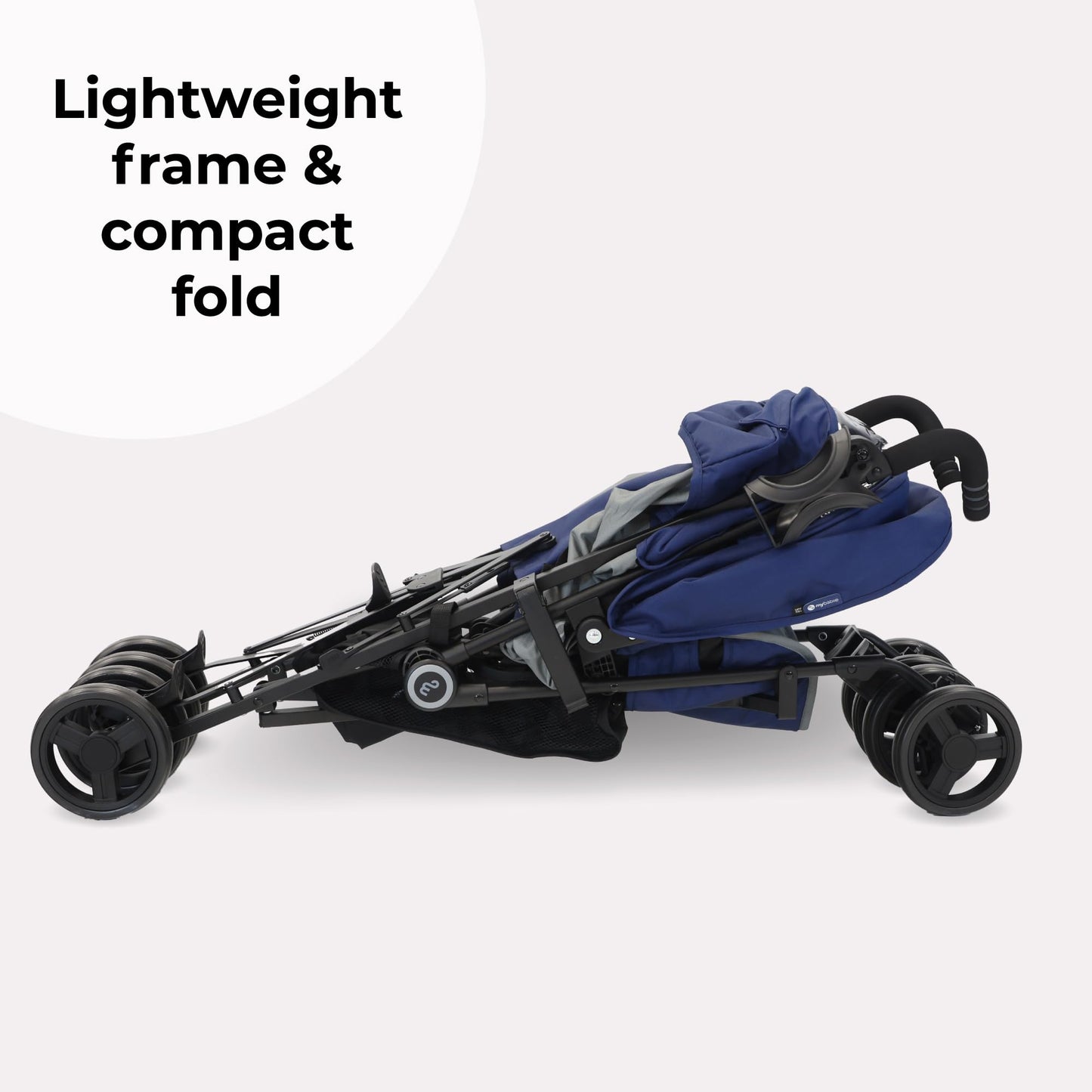My Babiie MB02 Plus Stroller - from Birth to 4 Years (22kg), Lightweight & Compact Umbrella Fold, Travel Buggy for Toddlers, Pushchair Includes Cup Holder and Rain Cover - Pink & Grey